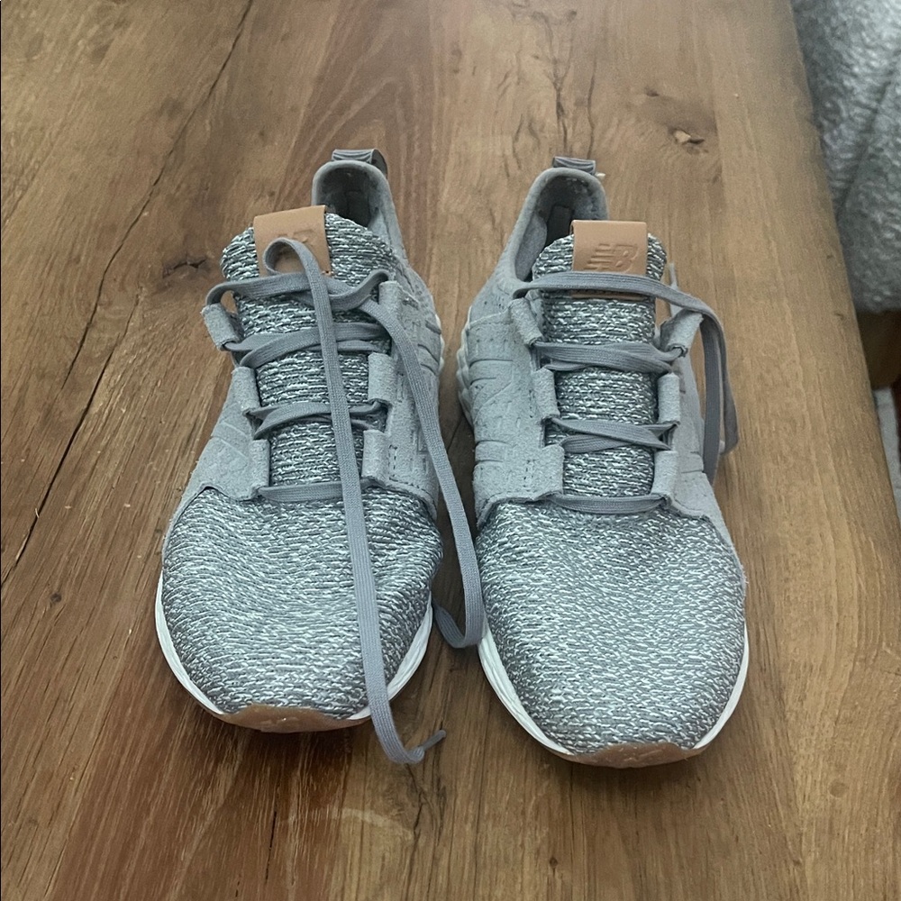 New Balance Textured Gray Sneakers